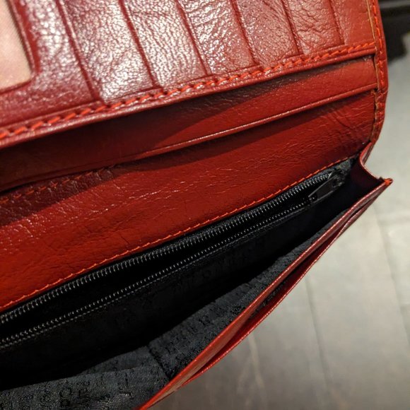 Red Passport Wallet - Picture 3 of 6